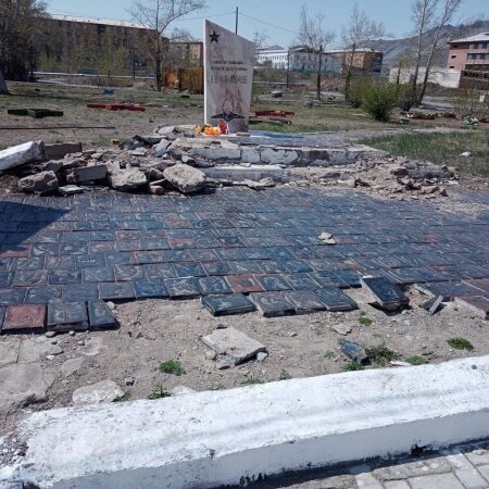 9 мая 2021г., Площадь Победы, город Ак-Довурак, Республика Тыва