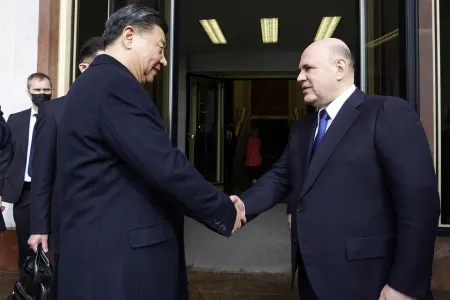 Встреча Михаила Мишустина с Председателем Китайской Народной Республики Си Цзиньпином