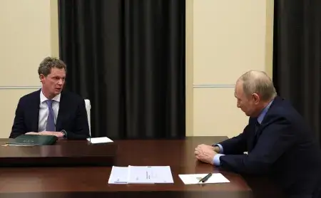 Встреча Президента РФ Владимира Путина с руководителем ФНС Даниилом Егоровым.